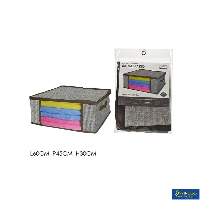 VESTI CASA KUTIJA ZA ODLAGANJE ROBE 60X45X30CM 