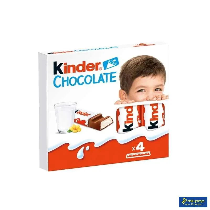 KINDER CHOCOLATE 50G T4X20X8 