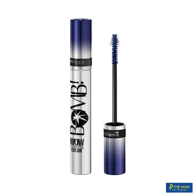 BELLAOGGI MASKARA ZA VOLUMEN U BOJI BOMB VOLUME COLOR WOW BLUE 