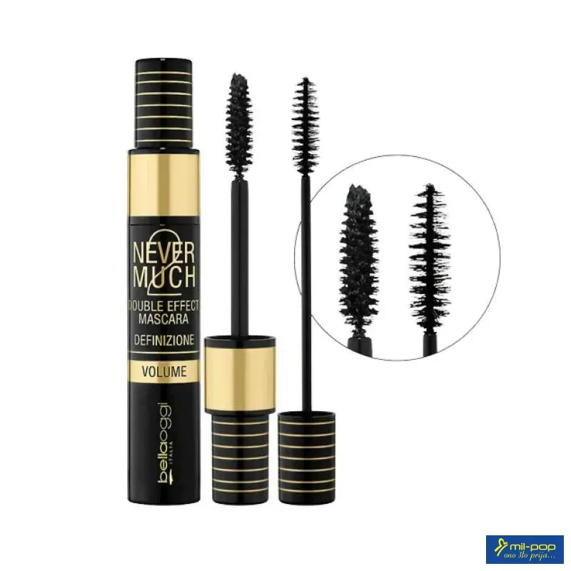 BELLA MASKARA NEVER 2 MUCH 24H BLACK 01