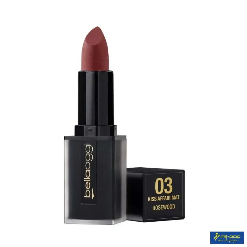 BELLAOGGI RUŽ KISS AFFAIR MATTE ROSEWOOD 03 