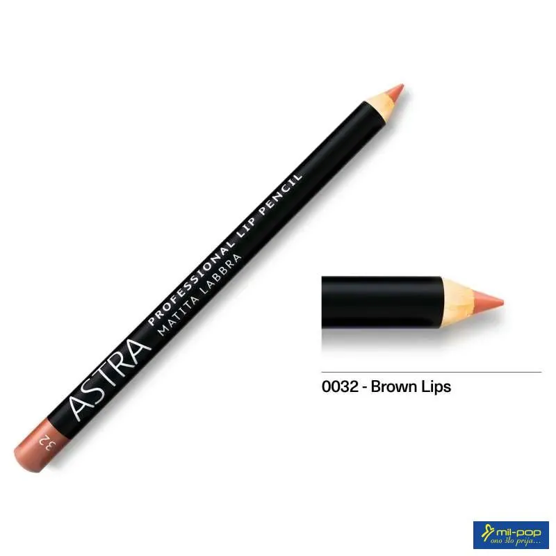 ASTRA OLOVKA ZA USNE PROFESSIONAL BROWN LIPS 32 