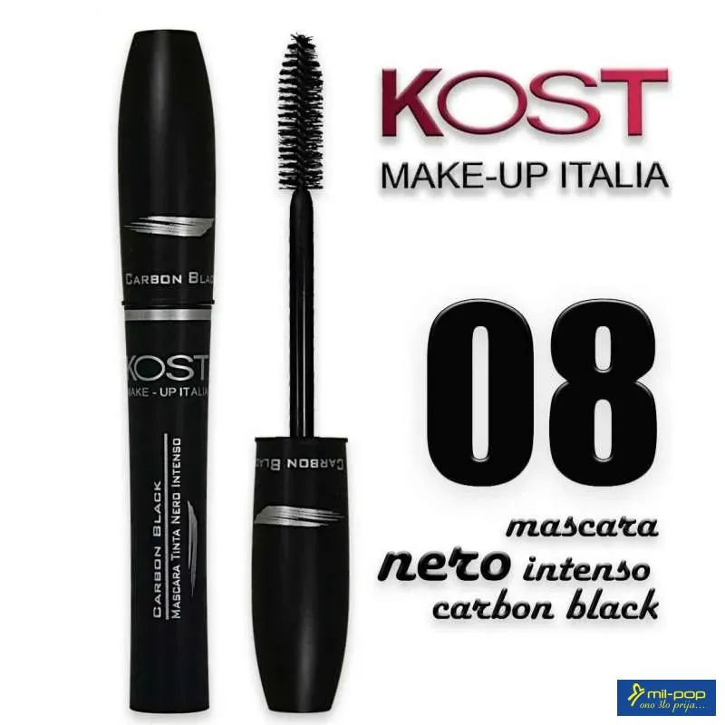KOST MASKARA CARBON BLACK 08