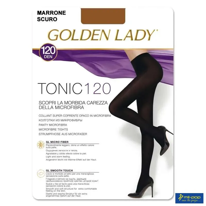 ČARAPE GOLDEN LADY TONIC A.110P 120 DEN