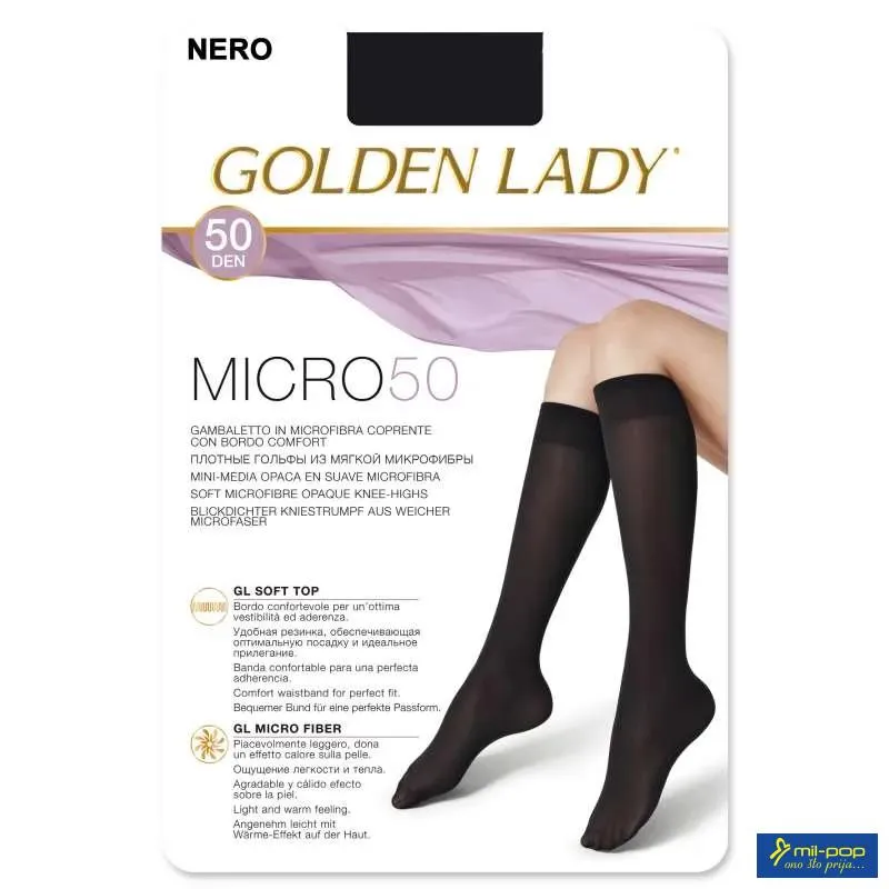 ČARAPE GOLDEN LADY MICRO 50 110K DOKOLJENICE