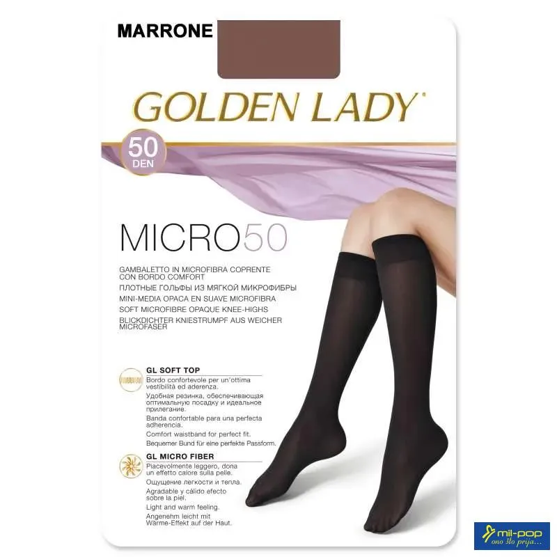 ČARAPE GOLDEN LADY MICRO 50 110K DOKOLJENICE