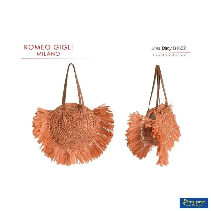 TORBA Z. P/LJ 2021 DANY B1652 ARANCIONE ROMEO GIGLI MILANO