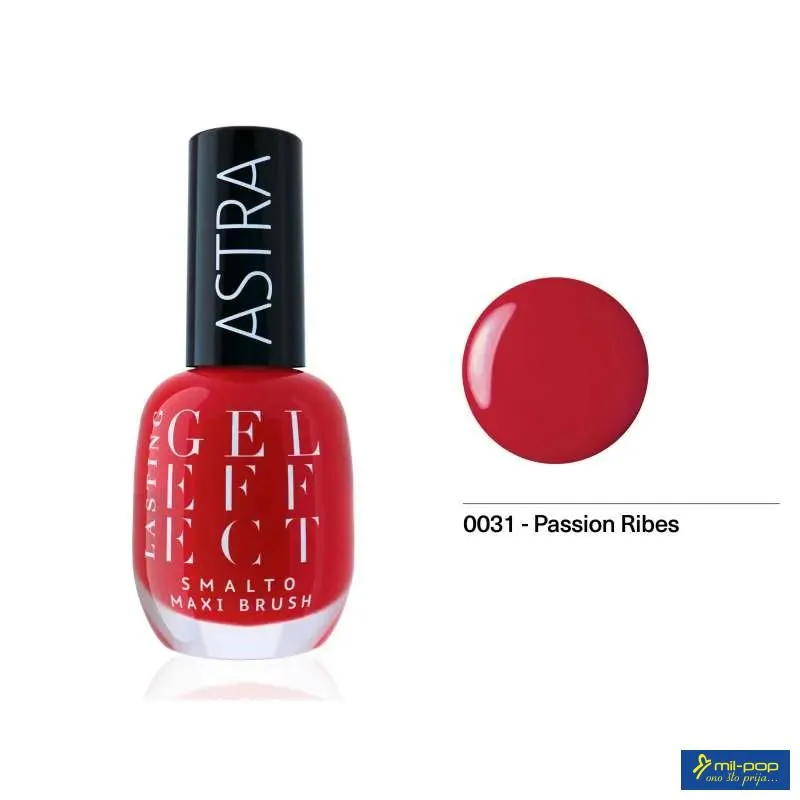 ASTRA LAK ZA NOKTE LASTING GEL EFFECT PASSION RIBES 31