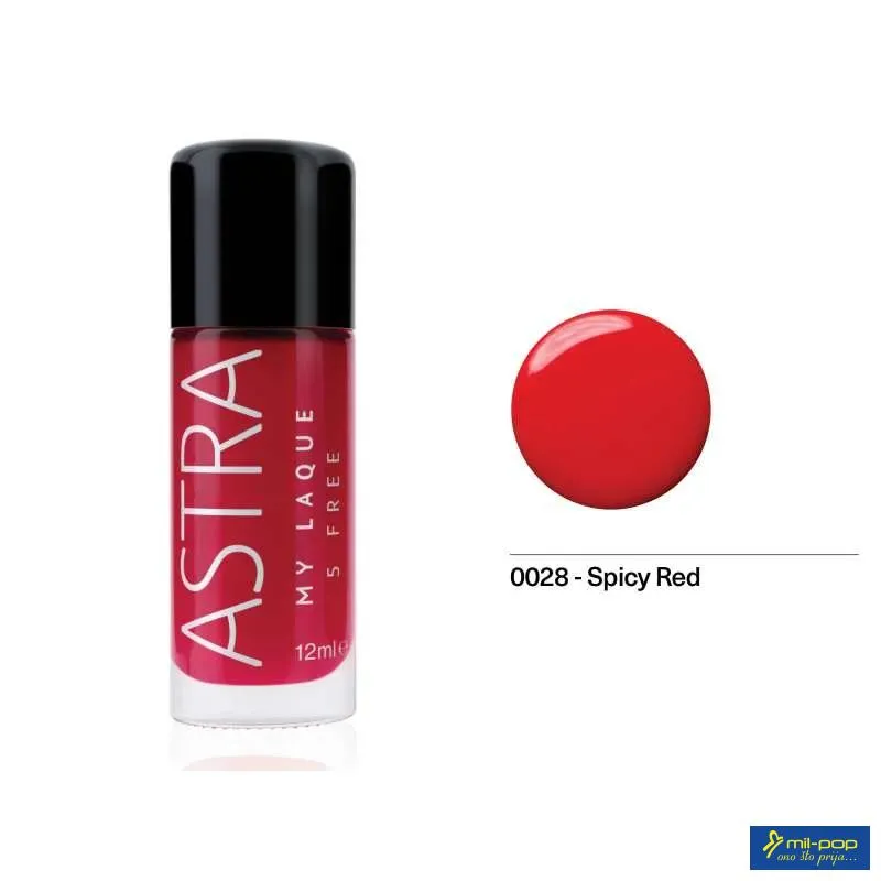 ASTRA LAK ZA NOKTE MY LAQUE 5FREE SPICY RED 28