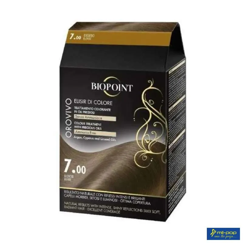 BIOPOINT OROVIVO FARBA ZA KOSU 7.00 
