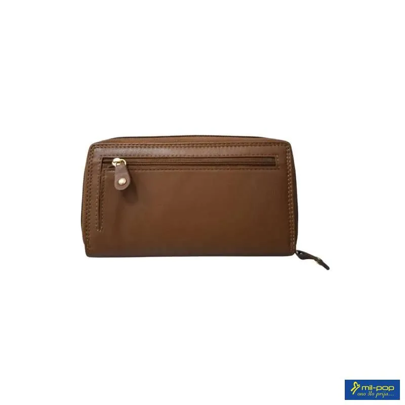 FOX P.FOGLIO DONNA PELLE RG MILANO P1013 CUOIO