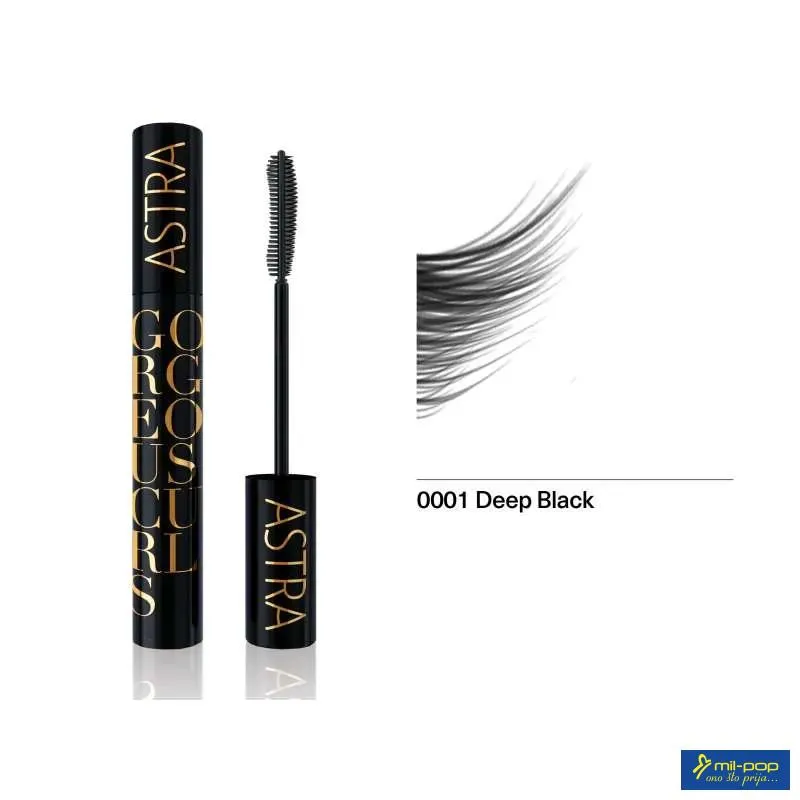 ASTRA MASKARA GORGEOUS CURLS DEEP BLACK 01