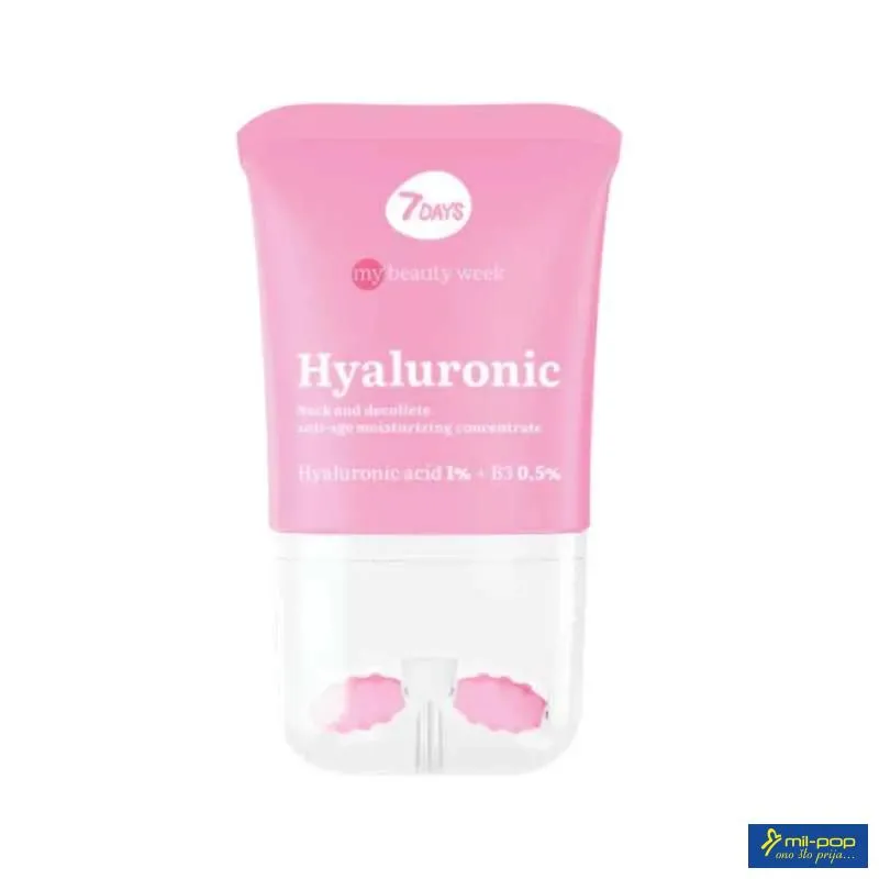 7DAYS KREMA ZA VRAT I DEKOLTE HYALURONIC SA MASAZEROM