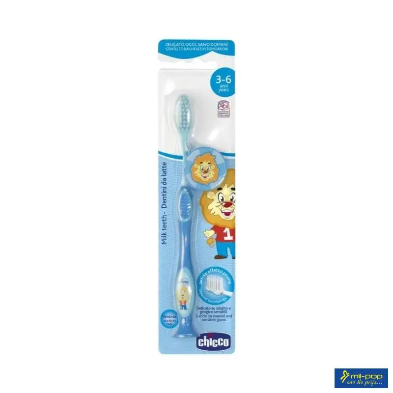 CHICCO CETKICA ZA ZUBE BLUE 3-6Y 