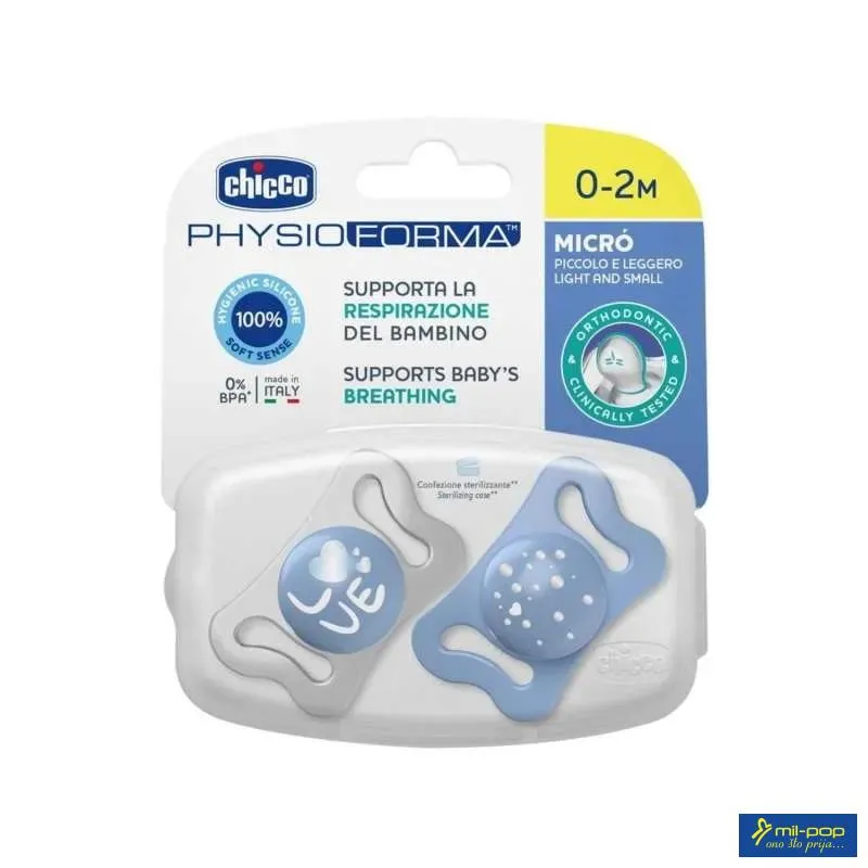 VARALICA PHYSIO MICRO 0-2 M 2/1 PLAVA 