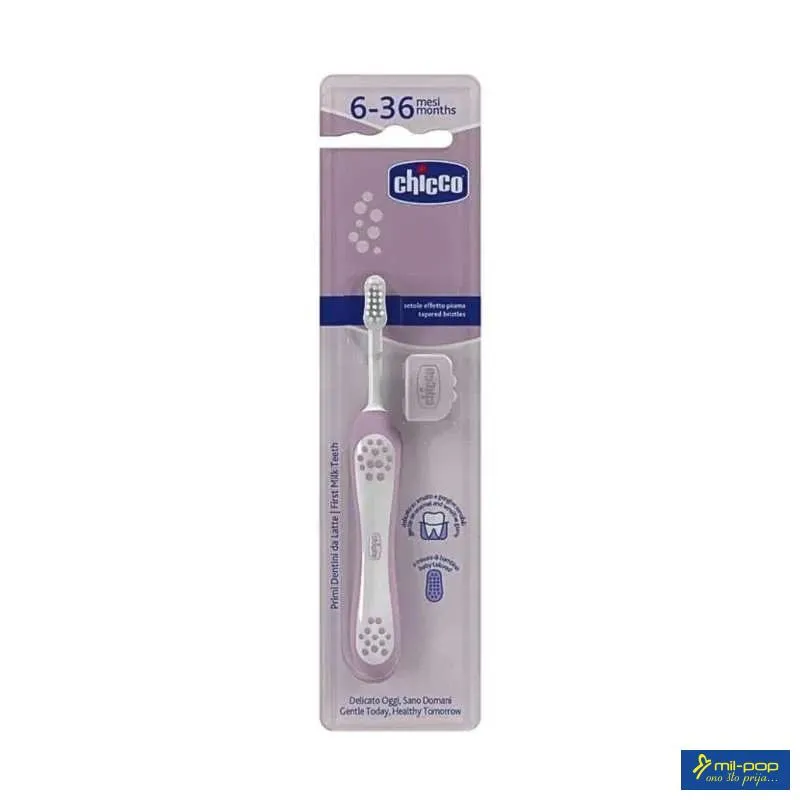 CHICCO ČETKICA ZA ZUBE 6-36M LILAC 