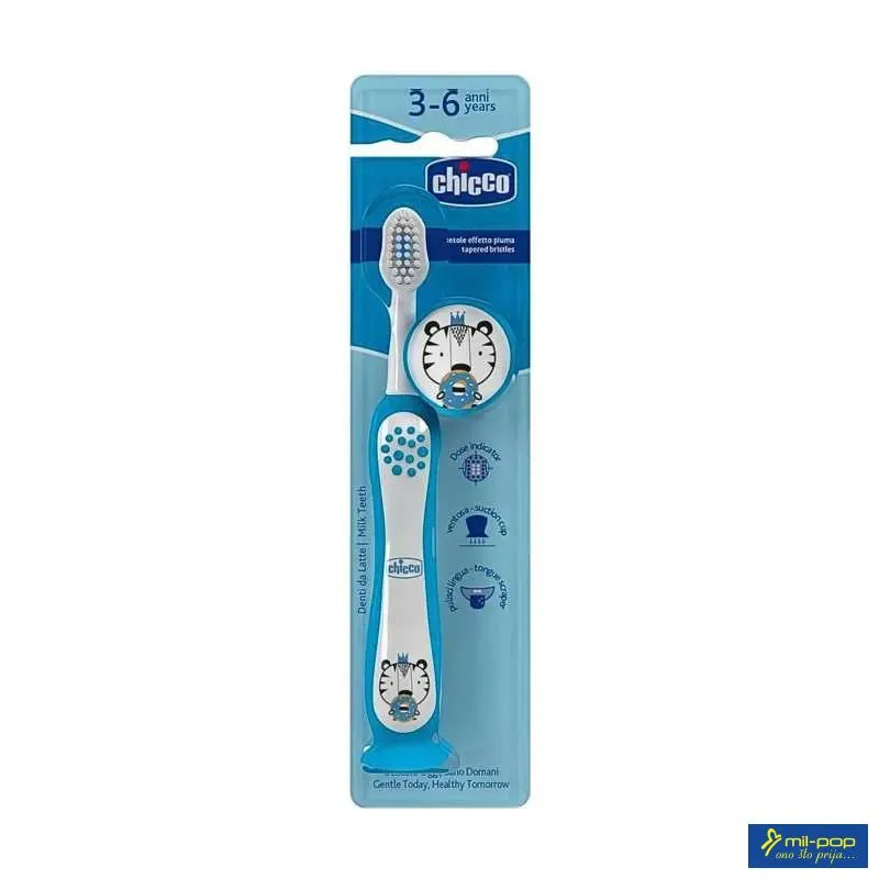 CHICCO ČETKICA ZA ZUBE 3-6Y TIGER 