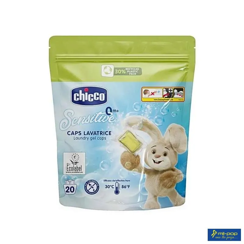 CHICCO DETERDŽENT TEČNI U KAPSULAMA BABY 0+20KOM 