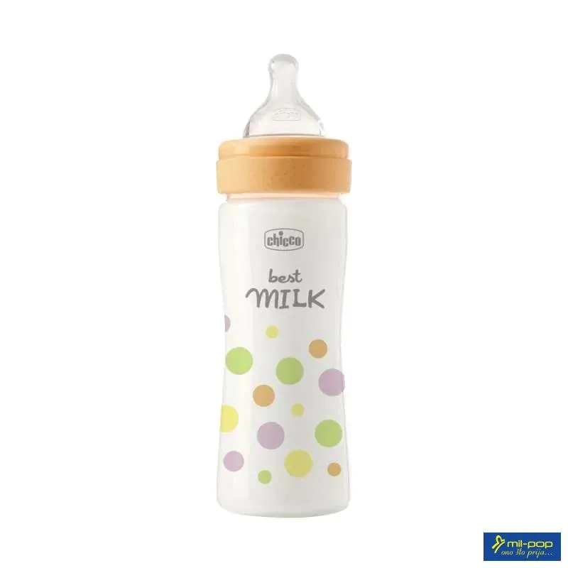 CHICCO FLAŠICA PERFECT EASY 250 ML SILIKON NARANDŽASTA 