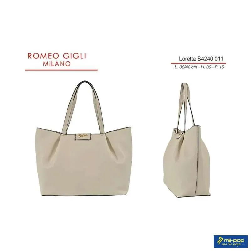 TORBA Z.LORETTA RG MILANO B4240 BEIGE 