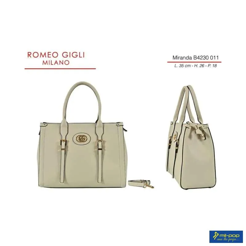 TORBA Z.MIRANDA RG MILANO B4230 BEIGE 