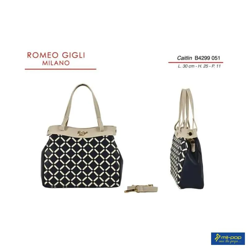 CAITLIN TORBA Z. RG MILANO B4299 CANARINO/CUOIO 