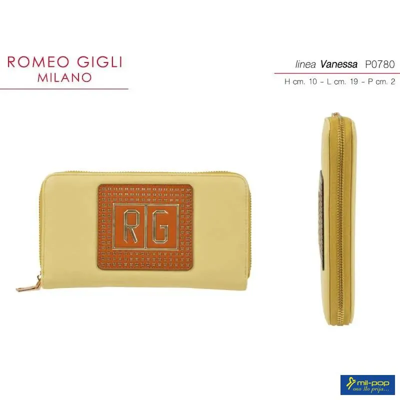 NOVČANIK ŽENSKI VANESSA PAGLIERINO/CUOIO ROMEO GIGLI MILANO