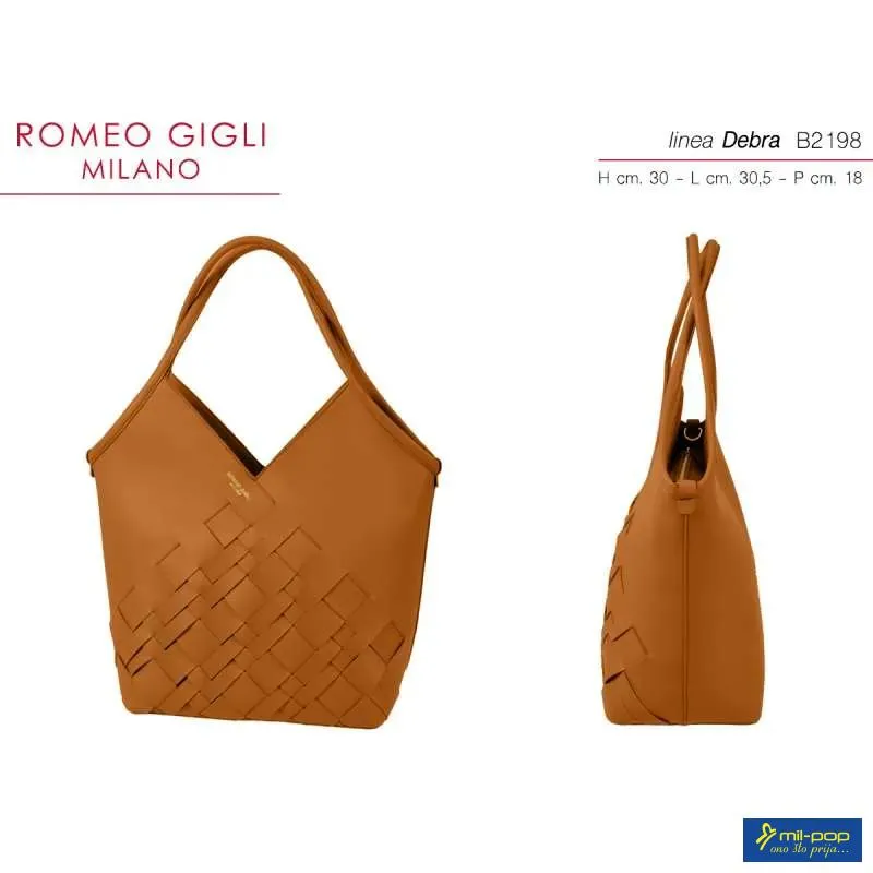 TORBA Z. DEBRA CUOIO RG MILANO