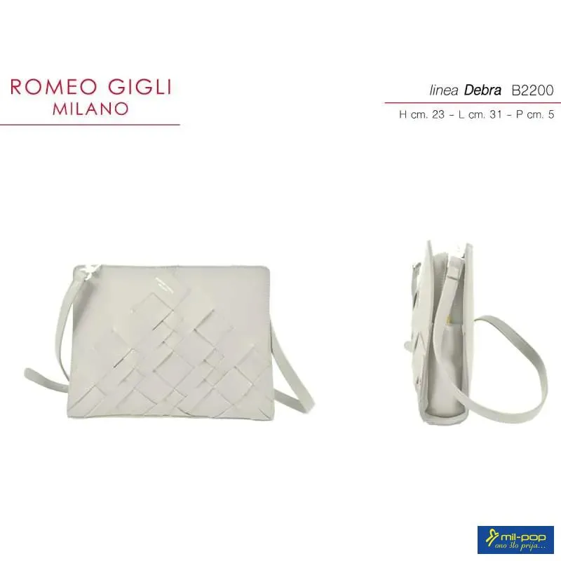 TORBA Z. DEBRA OFF WHITE RG MILANO
