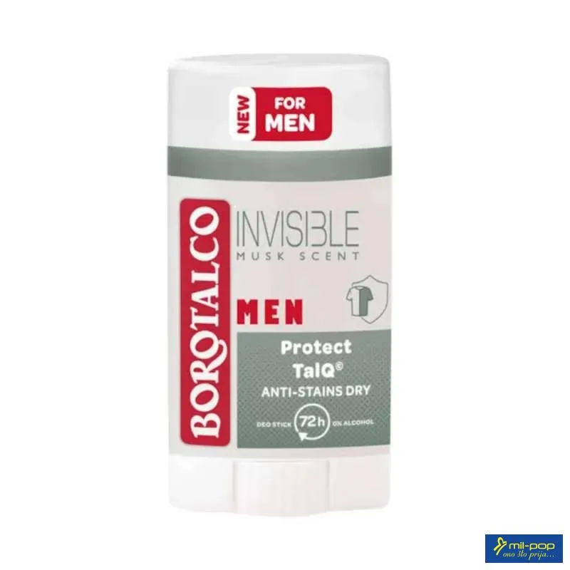 BOROTALCO DEO STIK INVISIBLE MUSK 50ML M 