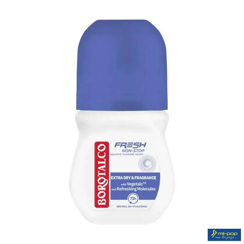 BOROTALCO DEO ROLL-ON FRESH AQUATIC FLOWERS 50ML WOMEN 