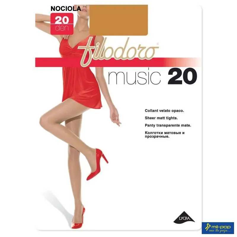 ČARAPE FILODORO MUSIC 20 A.F110648 UNIHOPKE