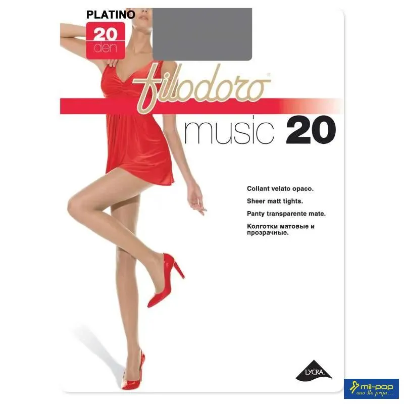 ČARAPE FILODORO MUSIC 20 A.F110648 UNIHOPKE