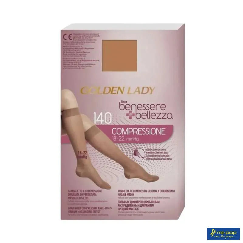 GOLDEN LADY DOKOLJENICE BENESSERE&BELEZZA G115270 140DEN 