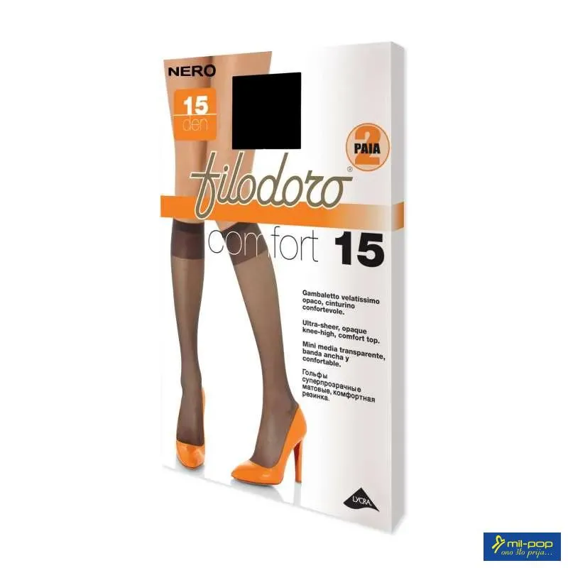 ČARAPE FILODORO COMFORT 15 A.110804 DOKOLJENICE 2/1