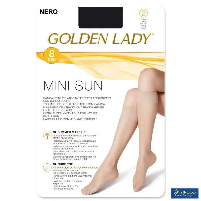 ČARAPE GL DOKOLJENICE MINI SUN 1S 8D