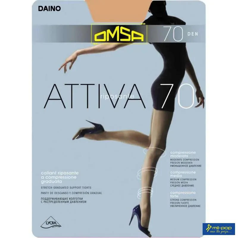 ČARAPE OMSA ATTIVA 005 70DEN