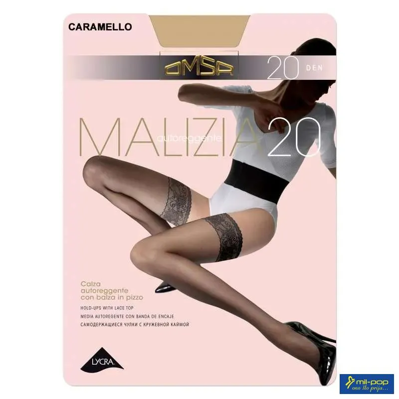 ČARAPE OMSA MALIZIA 258 HALTER.20 DEN