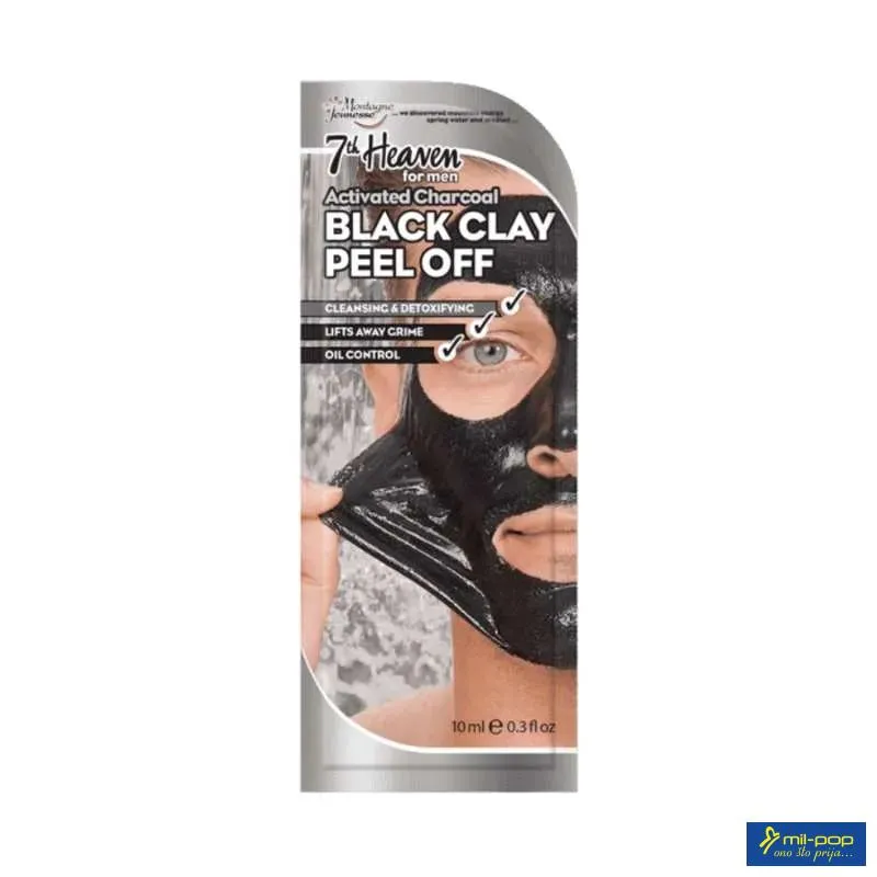 MJ MASKA ZA LICE MEN PEEL OFF BLACK CLAY 10ML 