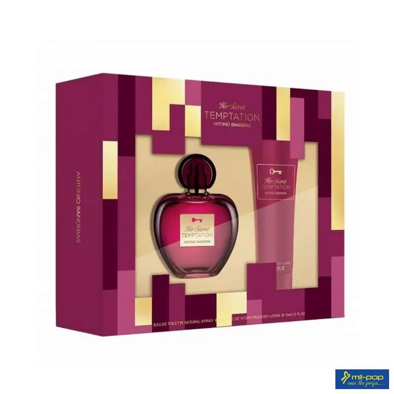 A.BANDERAS SET 23 (EDT50+BL 75ML) HER SECR TEMPT