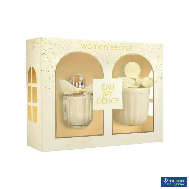 WOMEN SECRET EAU MY DELICE GIFT SET EDT 100 ML + BODY LOTION 200ML