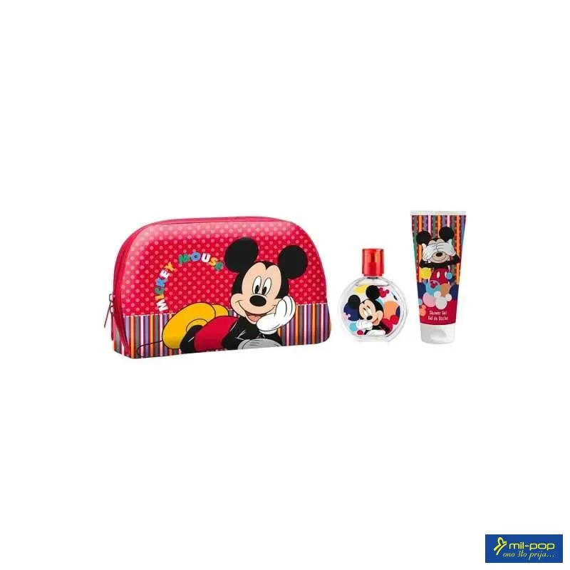 SET MICKEY MOUSE - NESESER + TOALETNA VODA 50ML + GEL ZA TUŠIRANJE 100ML 