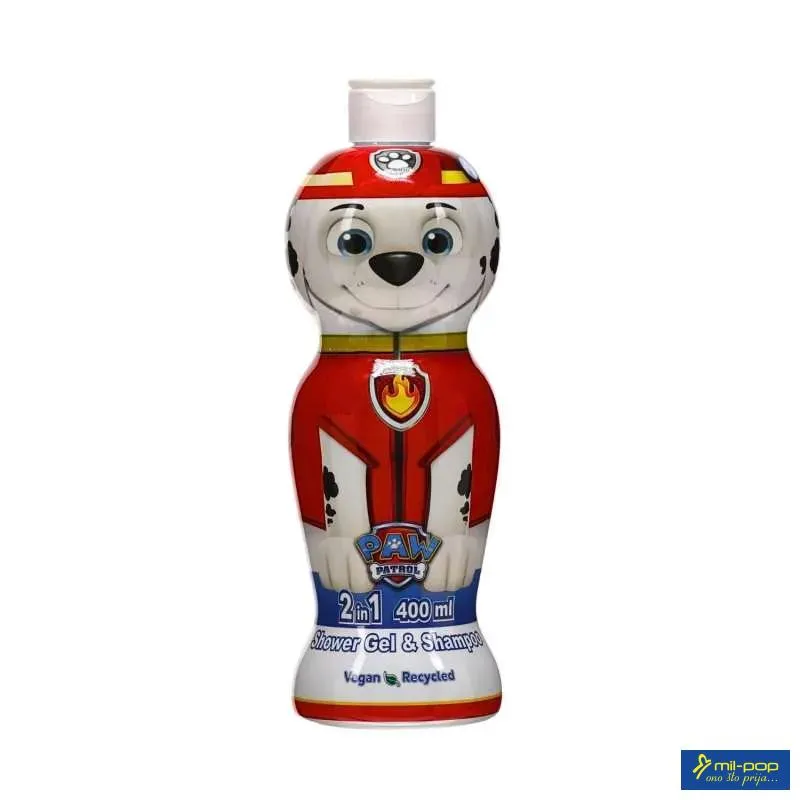 PAW PATROL 2U1 ŠAMPON I GEL ZA TUŠIRANJE MARŠAL 400 ML 