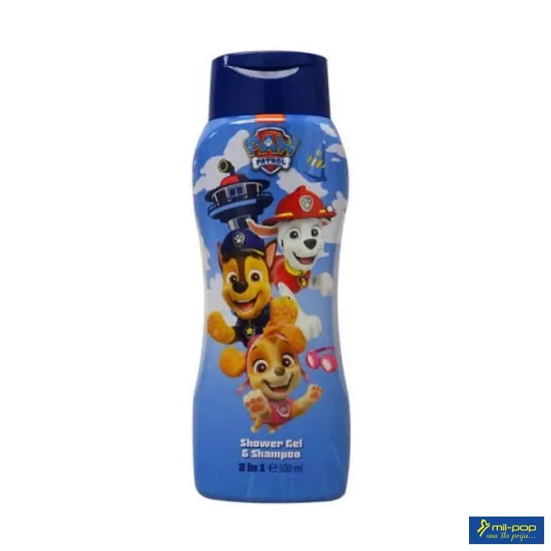 GEL ZA TUŠIRANJE PAW PATROL + SAMPON 500ML. 