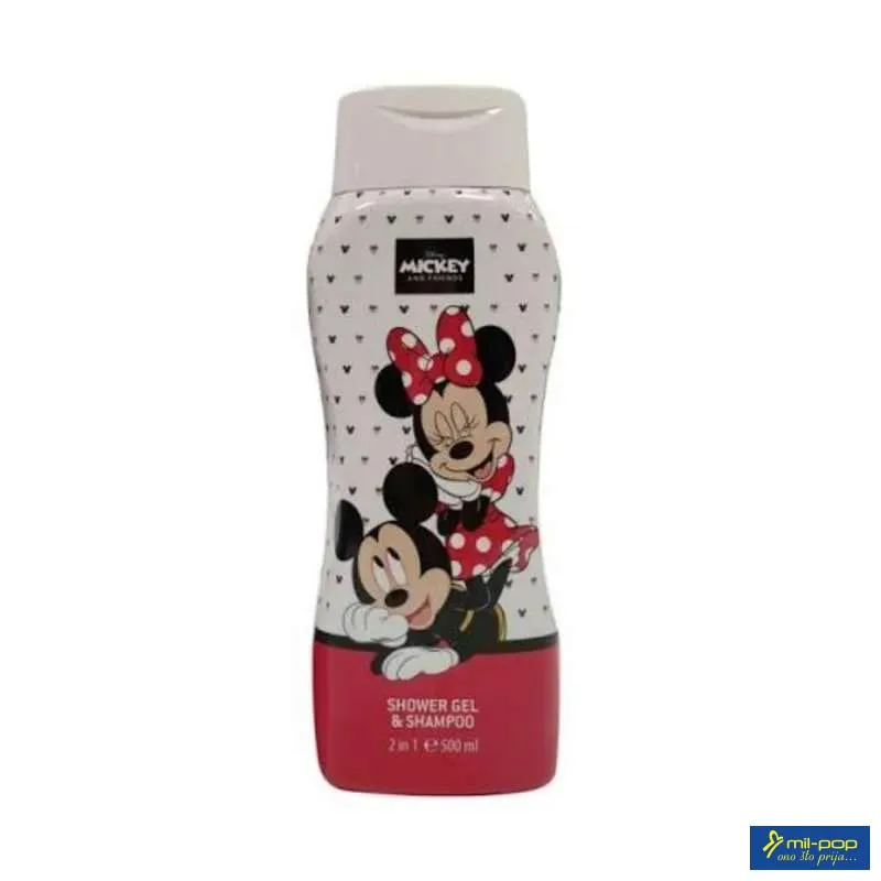 GEL ZA TUŠIRANJE MICKEY&MINNIE + SAMPON 500ML. 