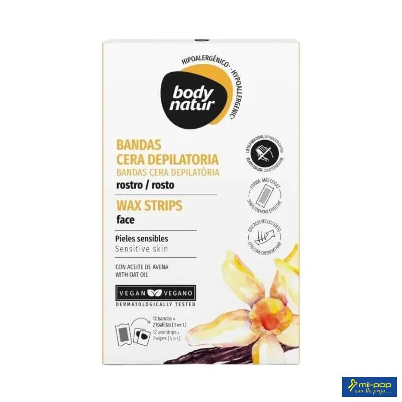 BODY NATUR TRAKE ZA DEPILACIJU LICA HYPOALLERGENICS