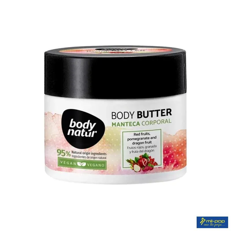 BODY NATUR MLIJEKO ZA TIJELO RED FRUITS, POMEGRANATE AND DRAGON FRUIT 300ML