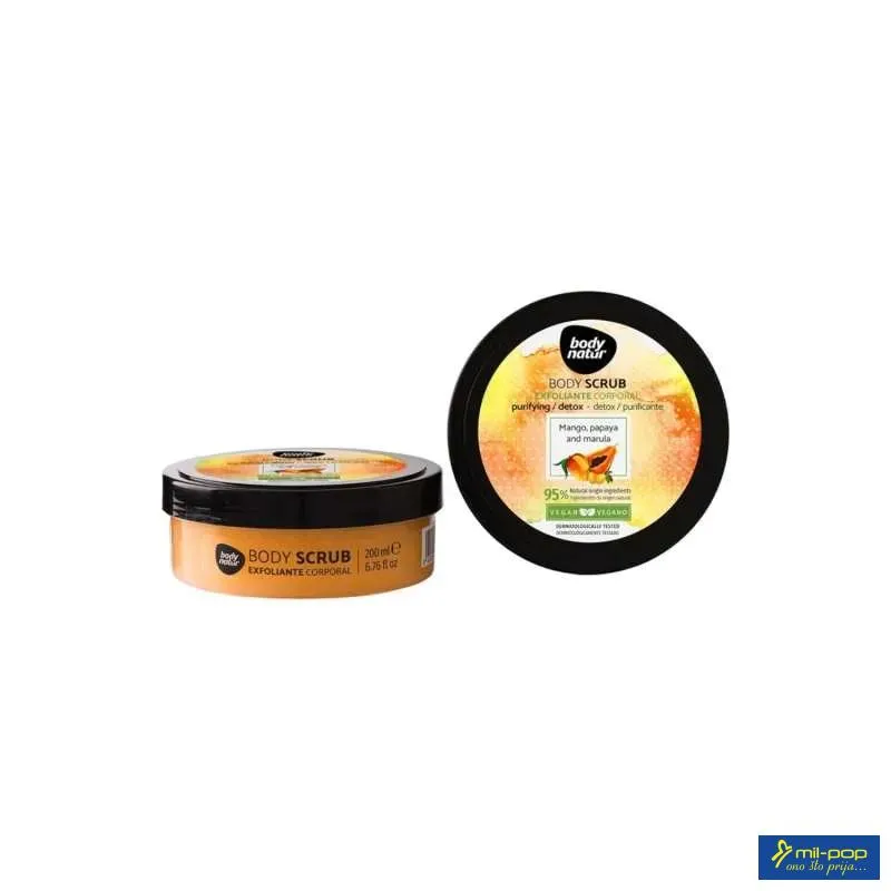 BODY NATUR PILING ZA TIJELO MANGO, PAPAYA AND MARULA 200ML