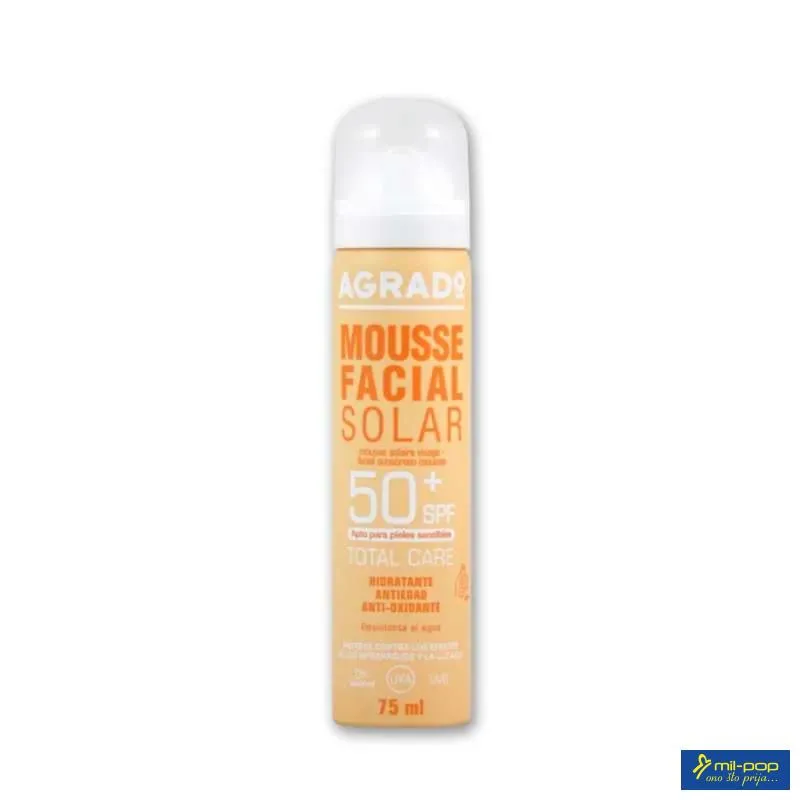 AGRADO FACE MOUSSE MIST SPF50 75ML 