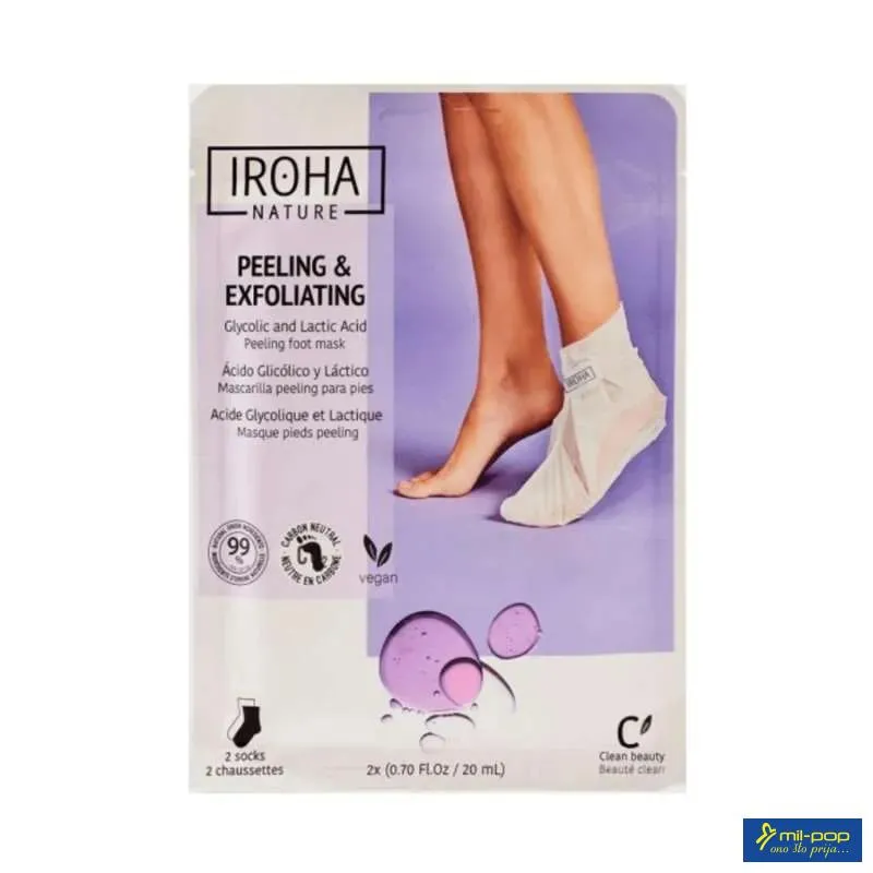 IROHA PILING & EXFOLIATION MASKA ZA NOGE 1 PAR CARAPA 